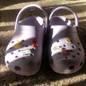 Lavender crocs